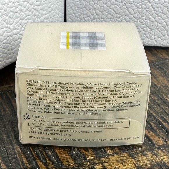 🆕 BEEKMAN 1802 Buttermilk Makeup Remover Cleansing Balm 11 g NIB - Picture 3 of 5